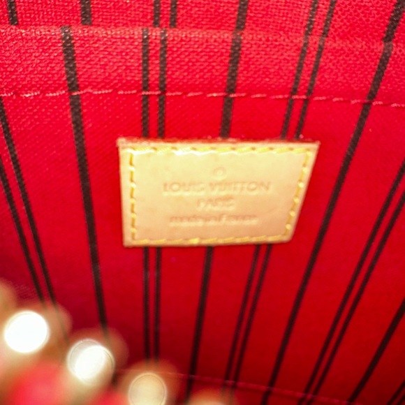 Louis Vuitton Pouchette Monogram Canvas Wristlet Clutch w/ Strap and Dust Bag - Picture 9 of 14